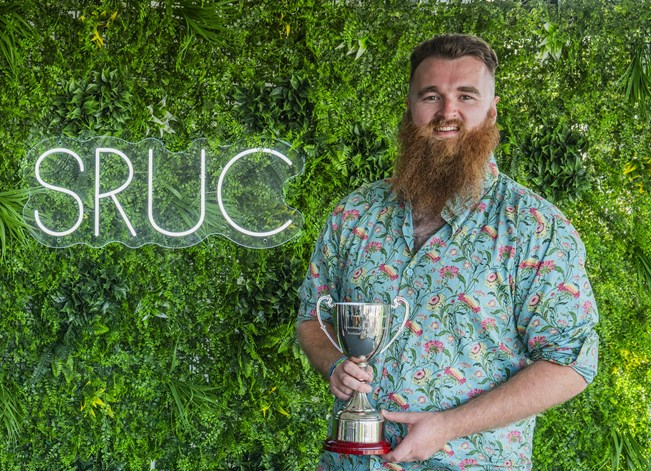 Previous winner podcaster Wallace Currie