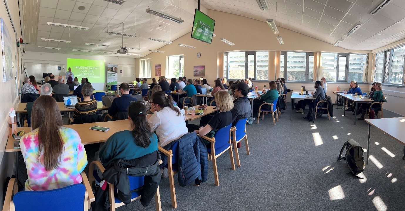 Students in a lecture.