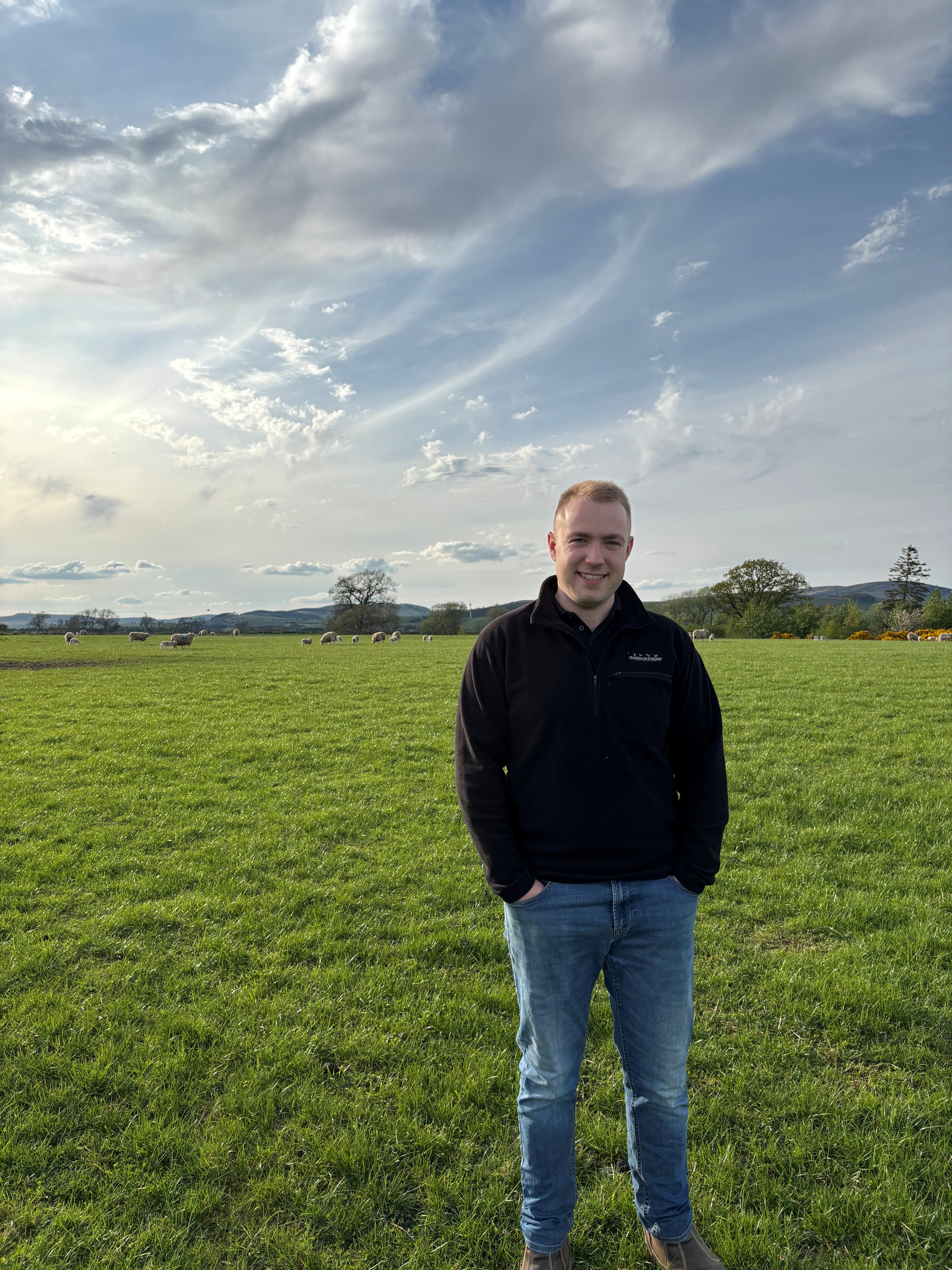 Man standing in a field